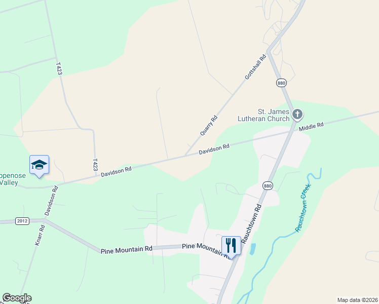 map of restaurants, bars, coffee shops, grocery stores, and more near 25 Barger Road in Jersey Shore