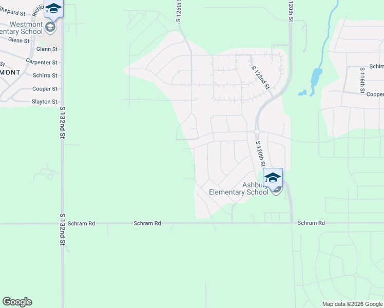 map of restaurants, bars, coffee shops, grocery stores, and more near 12377 Slayton in Papillion