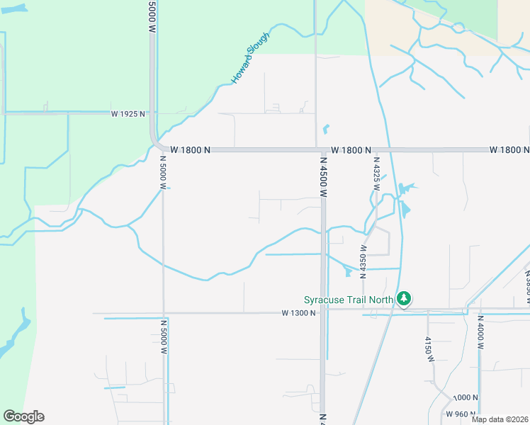 map of restaurants, bars, coffee shops, grocery stores, and more near 4678 West 1650 North in West Point
