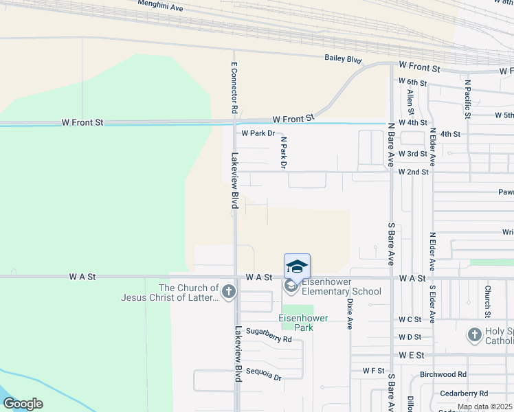 map of restaurants, bars, coffee shops, grocery stores, and more near 4020 West 2nd Street in North Platte