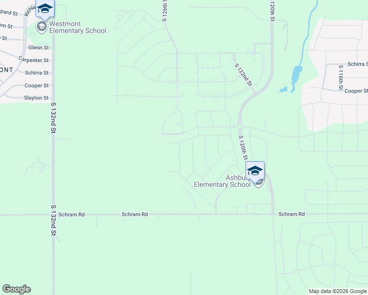 map of restaurants, bars, coffee shops, grocery stores, and more near 12377 Slayton in Papillion