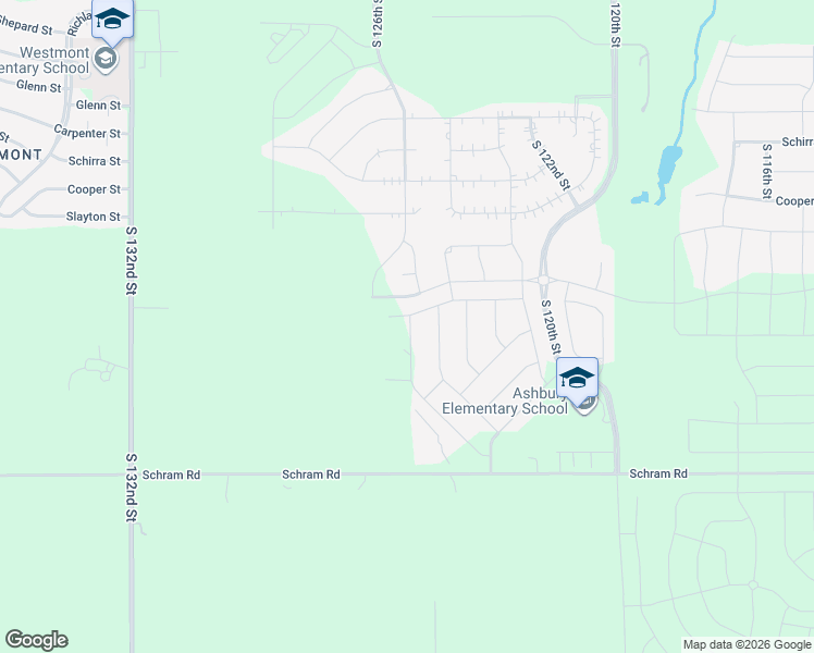 map of restaurants, bars, coffee shops, grocery stores, and more near 12377 Slayton in Papillion