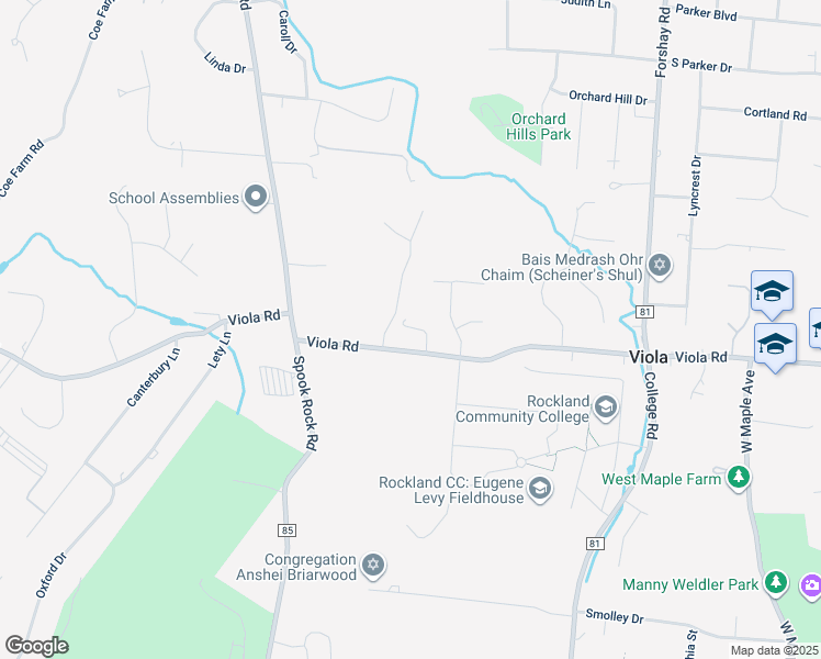 map of restaurants, bars, coffee shops, grocery stores, and more near 4 Sycamore Lane in Montebello