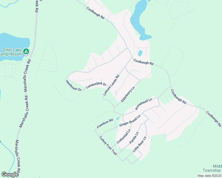 map of restaurants, bars, coffee shops, grocery stores, and more near 3178 Leisure Lands Road in East Stroudsburg