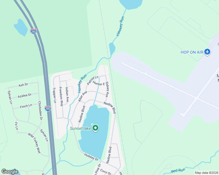 map of restaurants, bars, coffee shops, grocery stores, and more near 326 Sidney Avenue in Pocono Summit