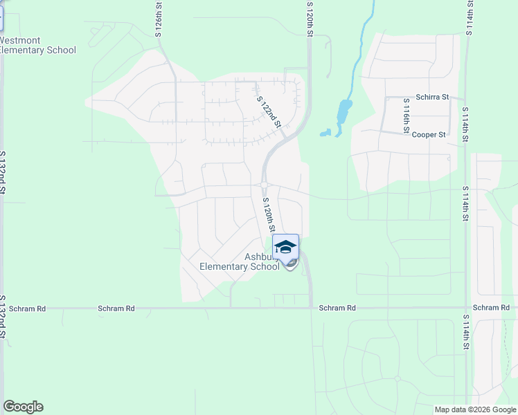 map of restaurants, bars, coffee shops, grocery stores, and more near 11655 South 123rd Avenue in Papillion