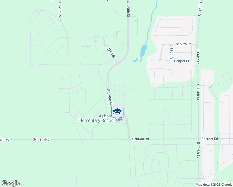 map of restaurants, bars, coffee shops, grocery stores, and more near 11710 S 119th Ave in Papillion