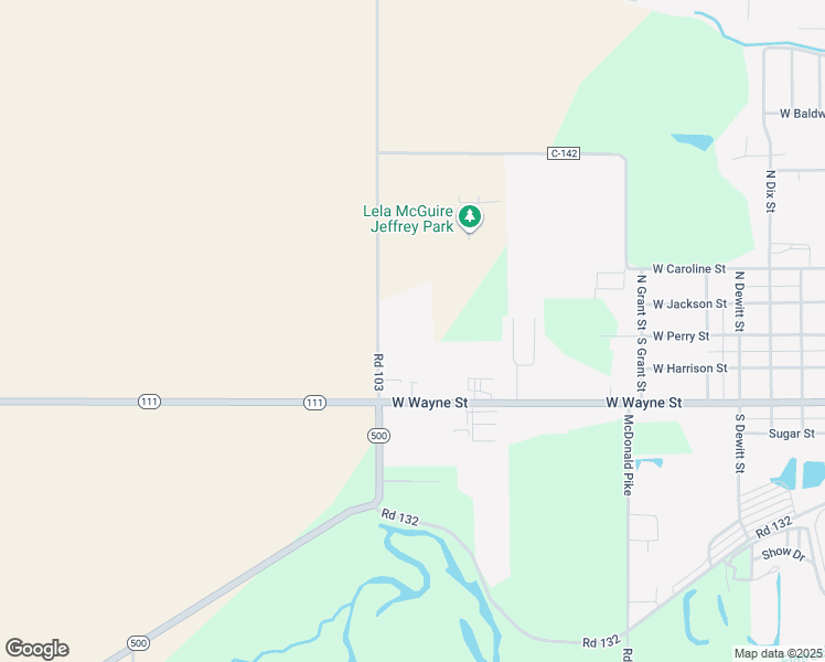 map of restaurants, bars, coffee shops, grocery stores, and more near 199 Road 103 in Paulding