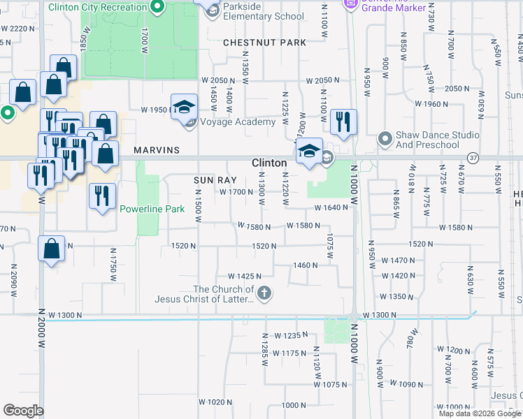 map of restaurants, bars, coffee shops, grocery stores, and more near in West Haven