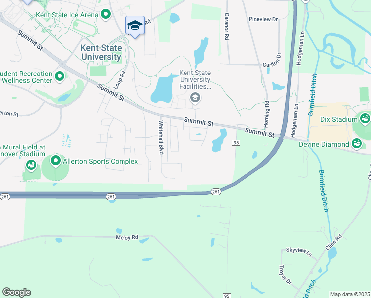 map of restaurants, bars, coffee shops, grocery stores, and more near 910 Hickory Mills Circle in Kent