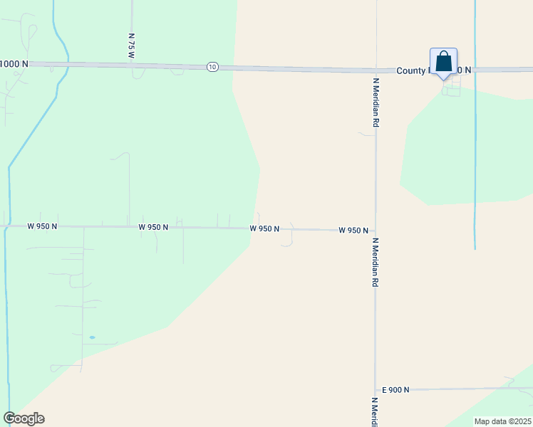 map of restaurants, bars, coffee shops, grocery stores, and more near 342 West 950 North in Lake Village