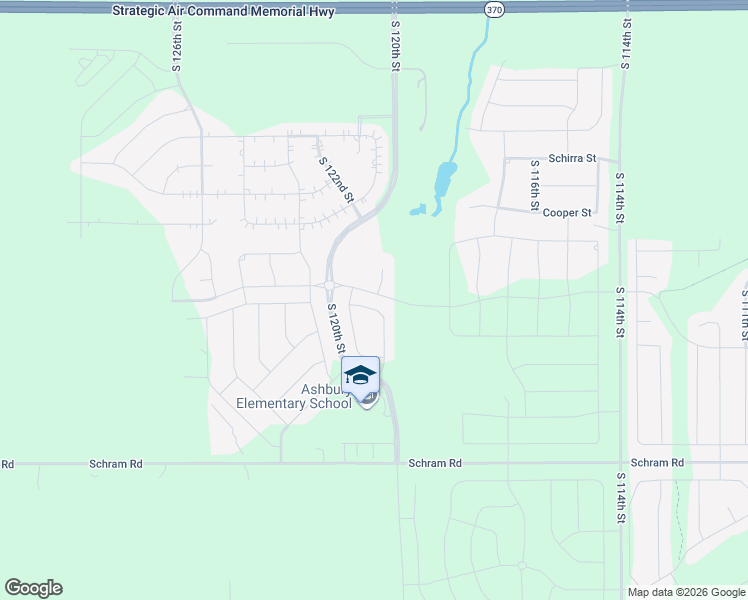 map of restaurants, bars, coffee shops, grocery stores, and more near 11710 S 119th Ave in Papillion