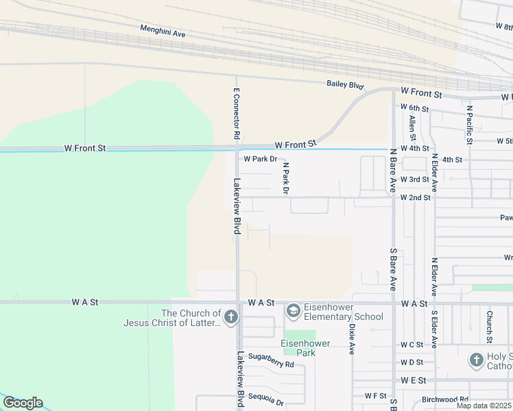 map of restaurants, bars, coffee shops, grocery stores, and more near 4020 West 2nd Street in North Platte