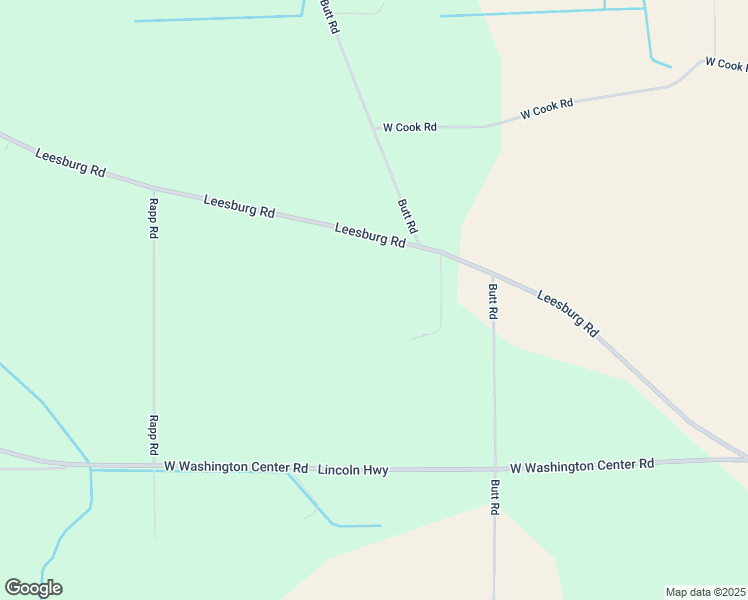 map of restaurants, bars, coffee shops, grocery stores, and more near 13601 Leesburg Road in Fort Wayne