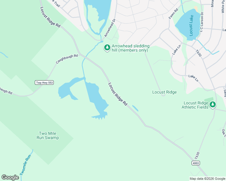 map of restaurants, bars, coffee shops, grocery stores, and more near 111 Locust Ridge Rd in Monroe