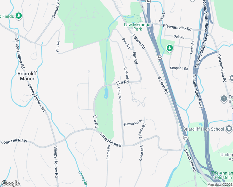 map of restaurants, bars, coffee shops, grocery stores, and more near 184 Tuttle Road in Briarcliff Manor