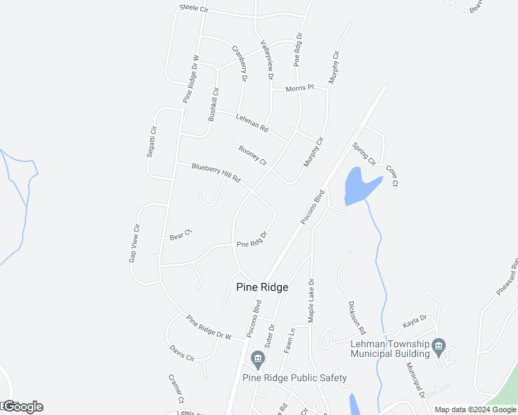 map of restaurants, bars, coffee shops, grocery stores, and more near 2110 Dogwood Circle in Bushkill