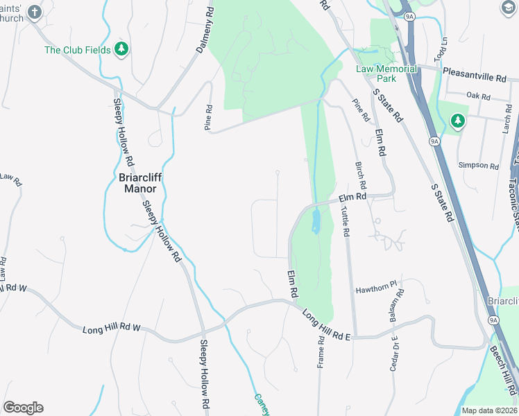 map of restaurants, bars, coffee shops, grocery stores, and more near 119 Alder Drive in Briarcliff Manor