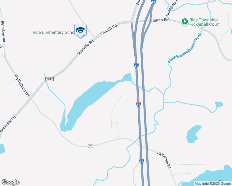 map of restaurants, bars, coffee shops, grocery stores, and more near Stryjak Road in Luzerne County