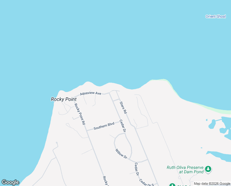 map of restaurants, bars, coffee shops, grocery stores, and more near 1620 Aquaview Avenue in East Marion