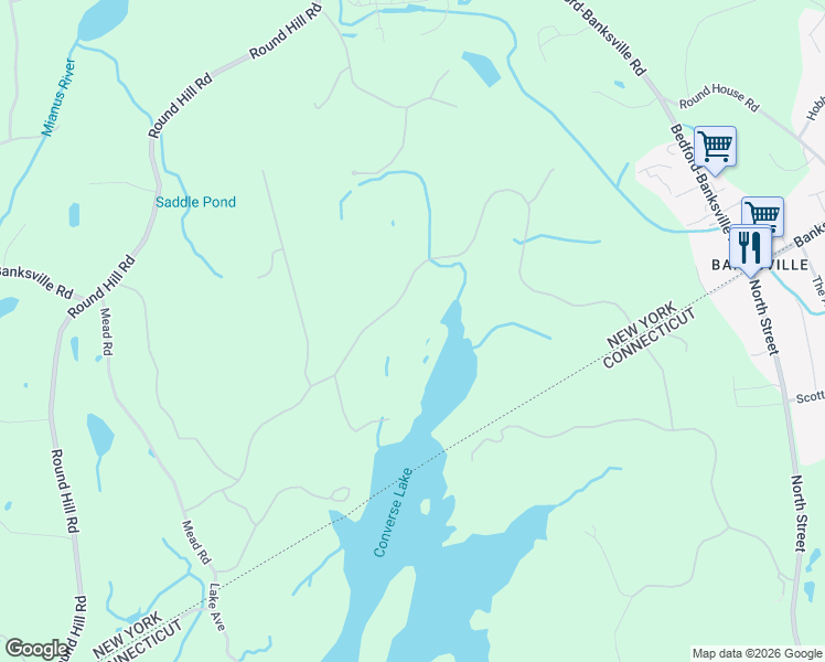 map of restaurants, bars, coffee shops, grocery stores, and more near 17 Cowdray Park Drive in Greenwich