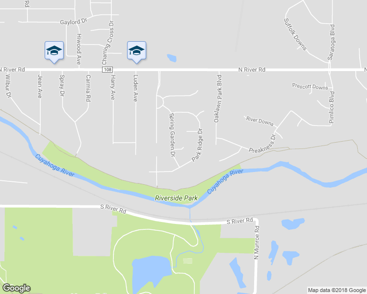 map of restaurants, bars, coffee shops, grocery stores, and more near 598 Buckeye Circle in Munroe Falls