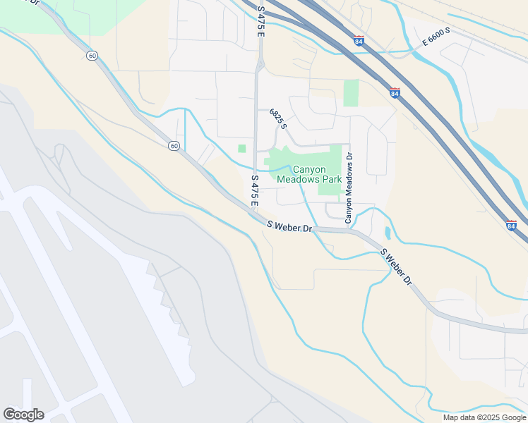 map of restaurants, bars, coffee shops, grocery stores, and more near 6946 South 475 East in South Weber