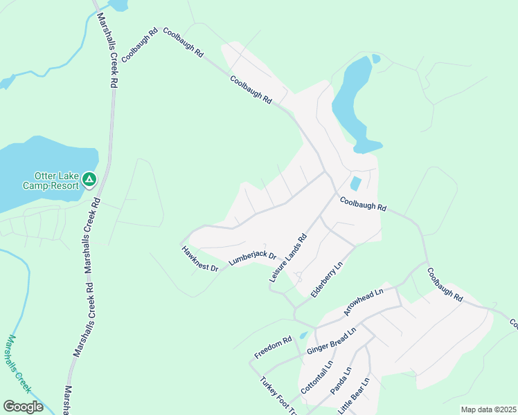 map of restaurants, bars, coffee shops, grocery stores, and more near 2158 Sanctuary Drive in East Stroudsburg