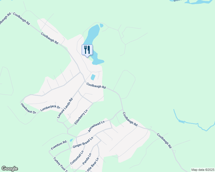 map of restaurants, bars, coffee shops, grocery stores, and more near 1228 Coolbaugh Road in East Stroudsburg