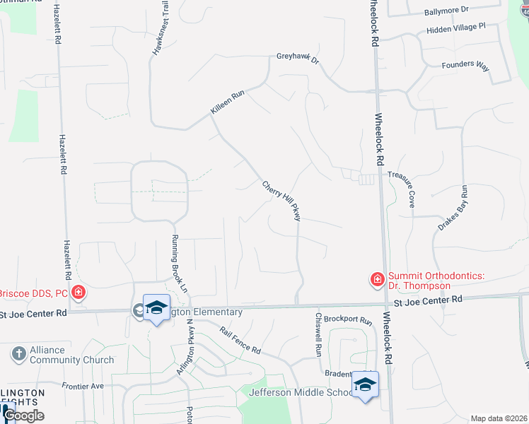 map of restaurants, bars, coffee shops, grocery stores, and more near 8604 Quailwest Cove in Fort Wayne