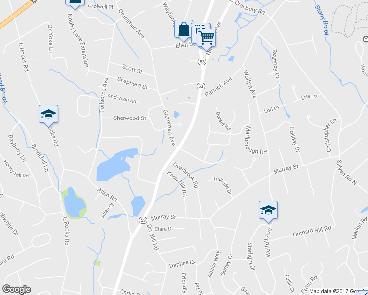 map of restaurants, bars, coffee shops, grocery stores, and more near 2 Deerwood Manor in Norwalk