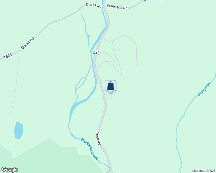 map of restaurants, bars, coffee shops, grocery stores, and more near Rte 447 in Cresco