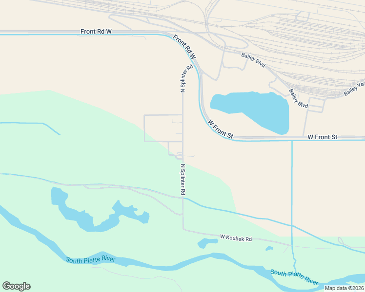map of restaurants, bars, coffee shops, grocery stores, and more near 723 North Splinter Road in North Platte