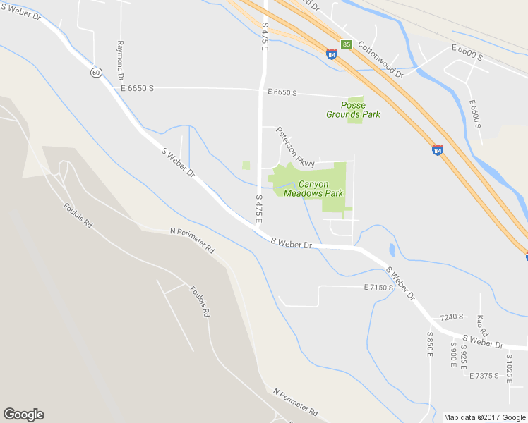 map of restaurants, bars, coffee shops, grocery stores, and more near 6946 South 475 East in South Weber