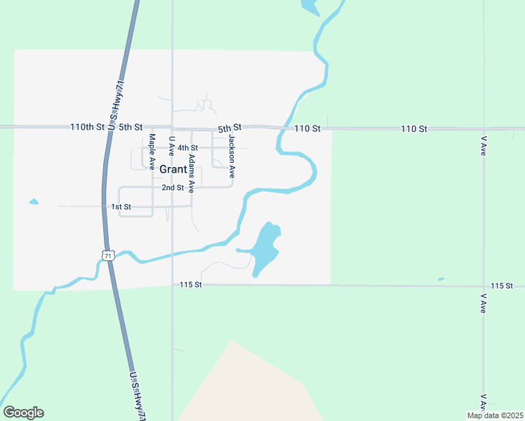 map of restaurants, bars, coffee shops, grocery stores, and more near in Grant