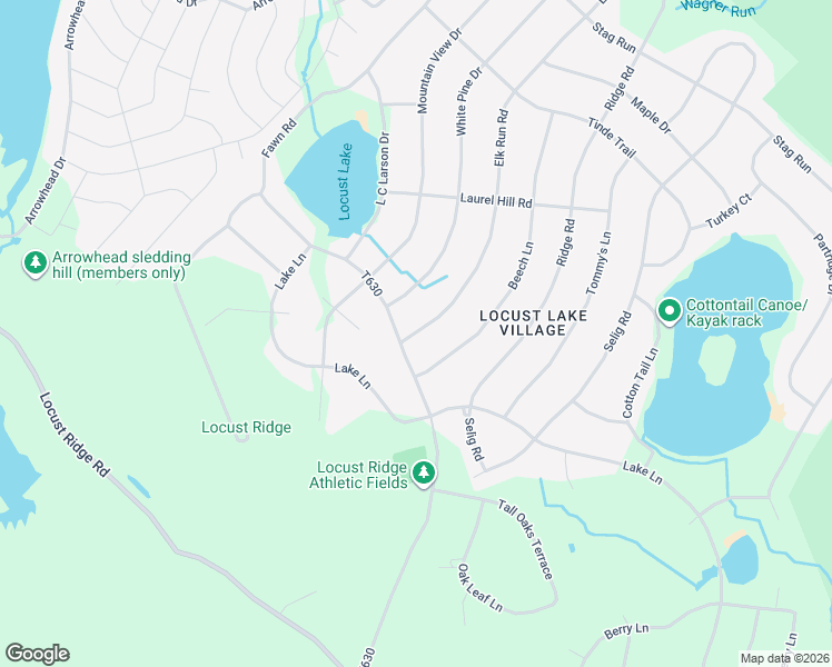 map of restaurants, bars, coffee shops, grocery stores, and more near 1199 Deer Run Road in Monroe County