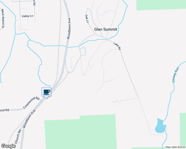 map of restaurants, bars, coffee shops, grocery stores, and more near 490 Glenside Road in Mountain Top
