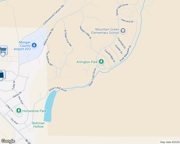 map of restaurants, bars, coffee shops, grocery stores, and more near in Mountain Green