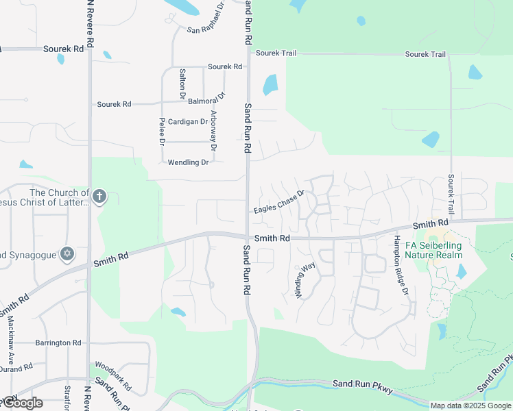 map of restaurants, bars, coffee shops, grocery stores, and more near 880 Wellsley Lane in Akron