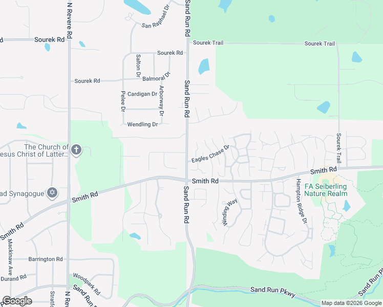 map of restaurants, bars, coffee shops, grocery stores, and more near 887 Wellsley Lane in Akron