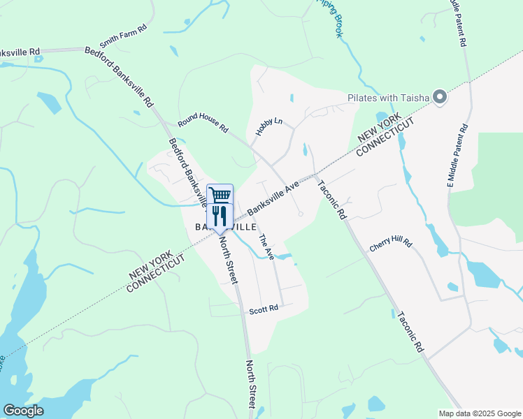 map of restaurants, bars, coffee shops, grocery stores, and more near 56 The Avenue in Greenwich
