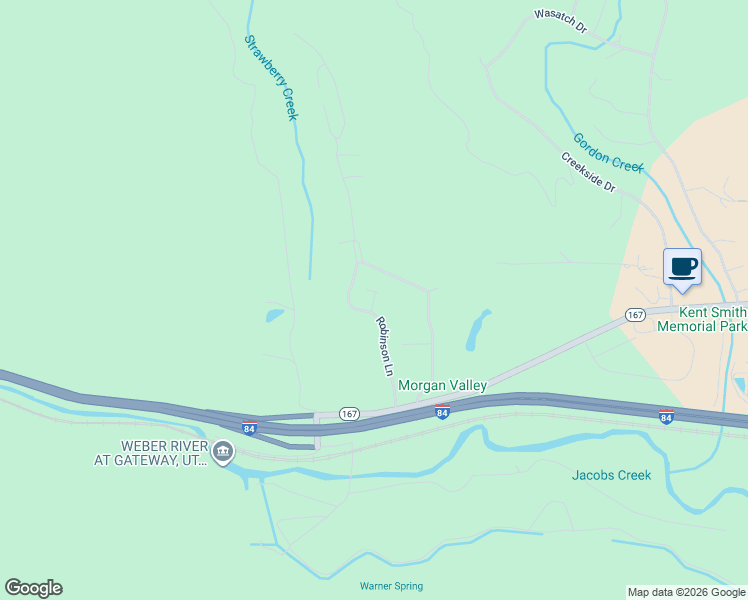 map of restaurants, bars, coffee shops, grocery stores, and more near Deer Crest Lane in Morgan