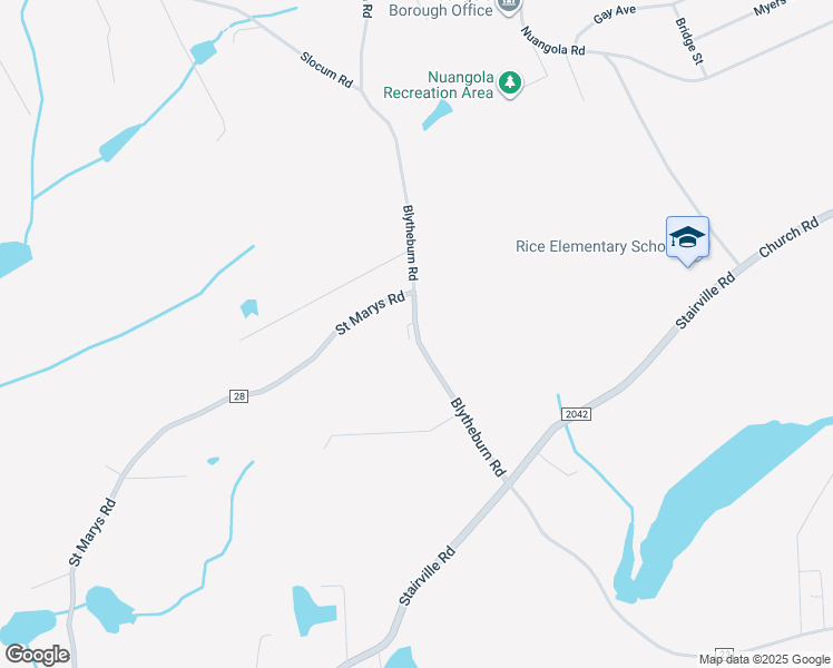 map of restaurants, bars, coffee shops, grocery stores, and more near 1049 Blytheburn Road in Mountain Top