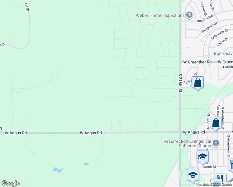 map of restaurants, bars, coffee shops, grocery stores, and more near 22102 Hackberry Circle in Sarpy