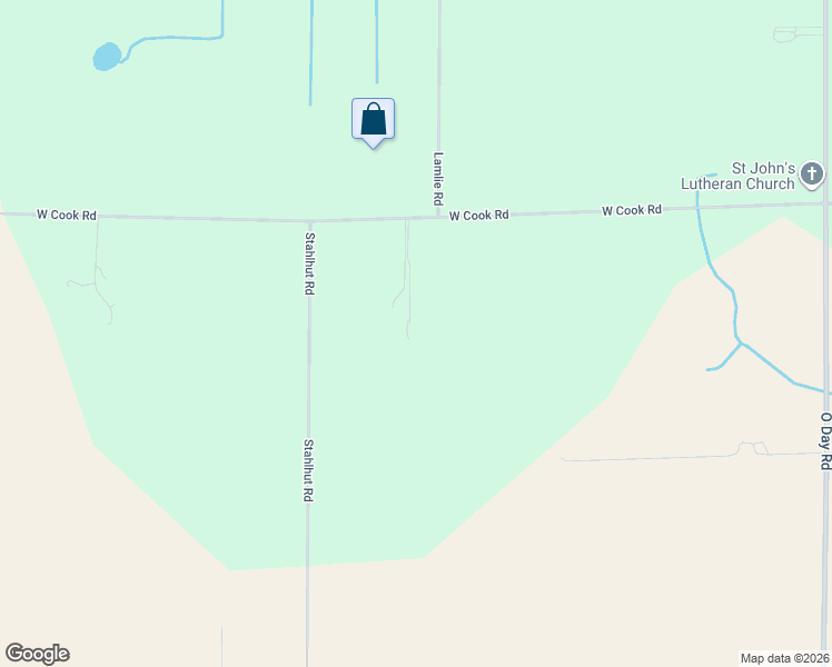 map of restaurants, bars, coffee shops, grocery stores, and more near 9101 West Cook Road in Fort Wayne