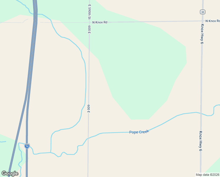 map of restaurants, bars, coffee shops, grocery stores, and more near 632 North Knox Road in Woodhull