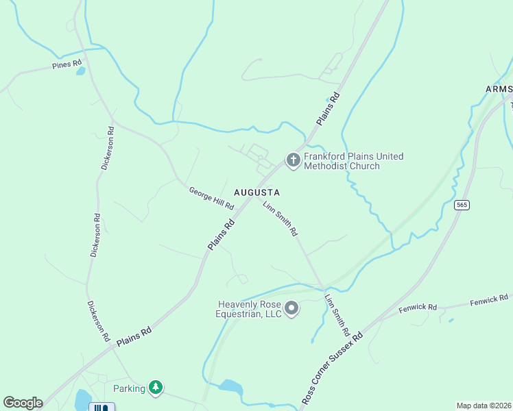 map of restaurants, bars, coffee shops, grocery stores, and more near 34 Linn Smith Road in Frankford