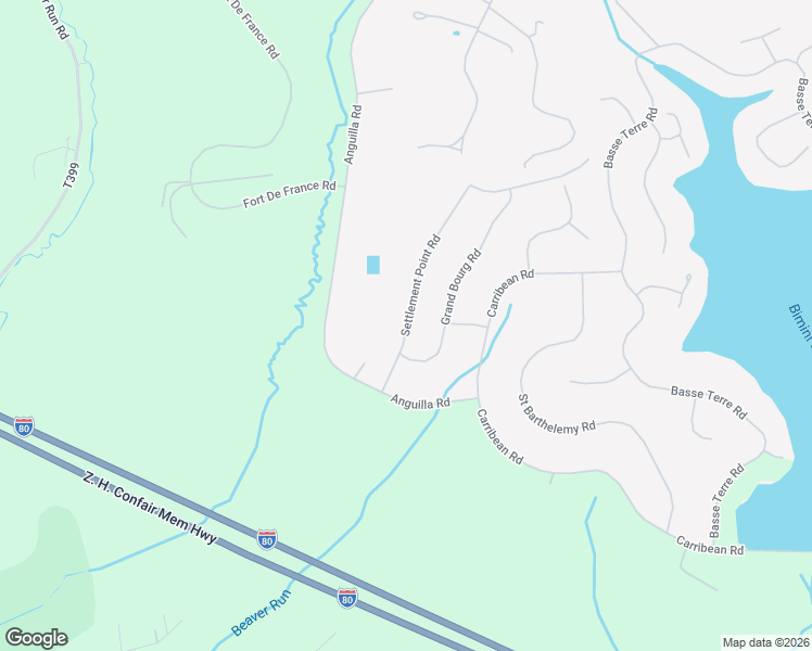 map of restaurants, bars, coffee shops, grocery stores, and more near 100 Settlement Point Road in DuBois