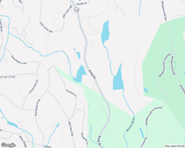map of restaurants, bars, coffee shops, grocery stores, and more near 763 King Street in Chappaqua