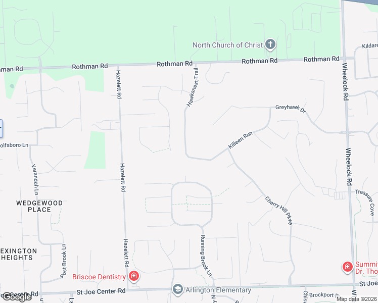 map of restaurants, bars, coffee shops, grocery stores, and more near 6826 Hawksnest Trail in Fort Wayne